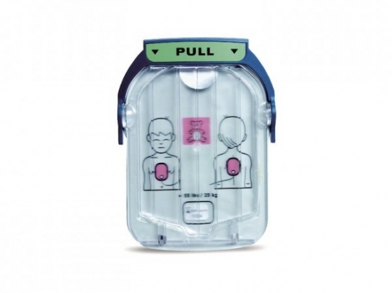 Paire d'électrodes enfant pour défibrillateur HeartStart HS1